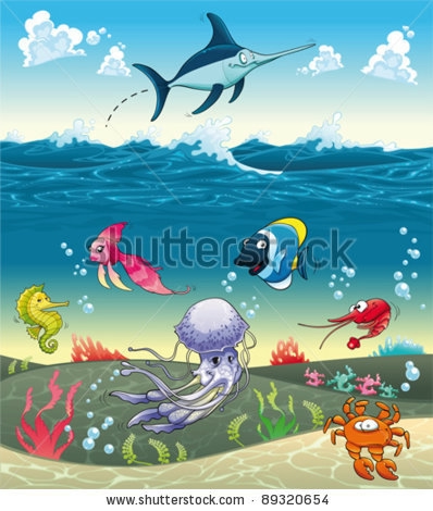stock-vector-under-the-sea-with-fish-and-other-animals-funny-cartoon-and-vector-illustration-89320654 (398x470, 120Kb)