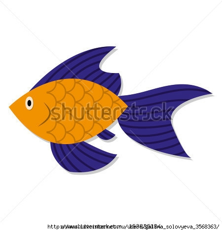 stock-vector-vector-cute-cartoon-orange-and-blue-fish-isolated-icon-153835184 (450x470, 59Kb)