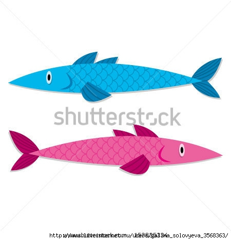 stock-vector-vector-cute-cartoon-pink-and-blue-fishes-153835334 (450x470, 63Kb)