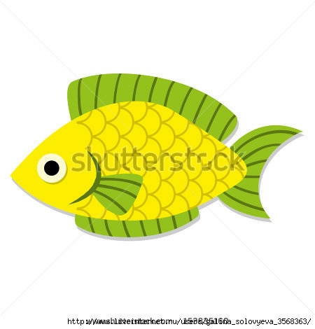 stock-vector-vector-cute-cartoon-yellow-fish-isolated-icon-153835160 (450x470, 63Kb)
