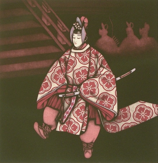 Kaoru Saito born 1931 - The Tale of Genji Vol.8 - Takegawa (551x570, 207Kb)