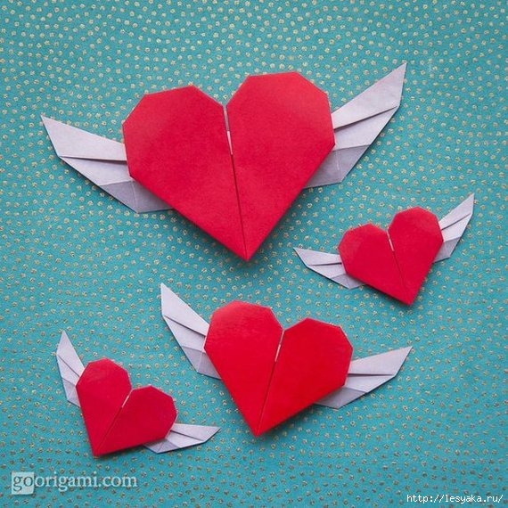 Flying Origami Heart-06783 (570x570, 263Kb)