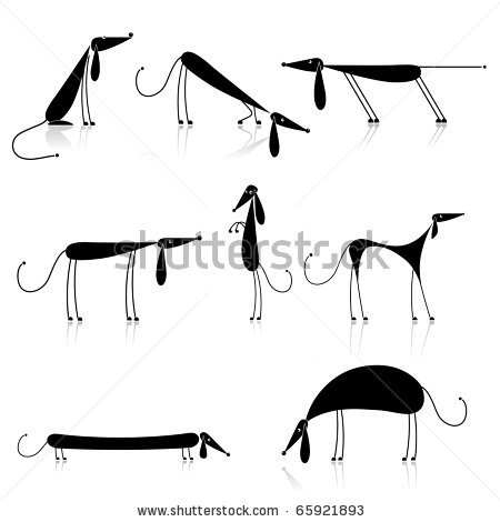 stock-vector-funny-black-dogs-silhouette-collection-for-your-design-65921893 (450x470, 51Kb)