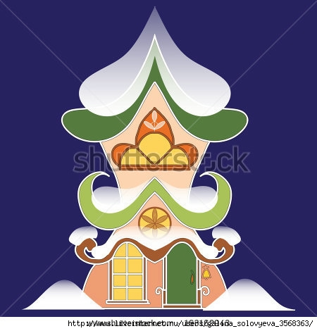 stock-vector-fairy-house-under-snow-drifts-at-night-vector-illustration-163162943 (450x470, 89Kb)