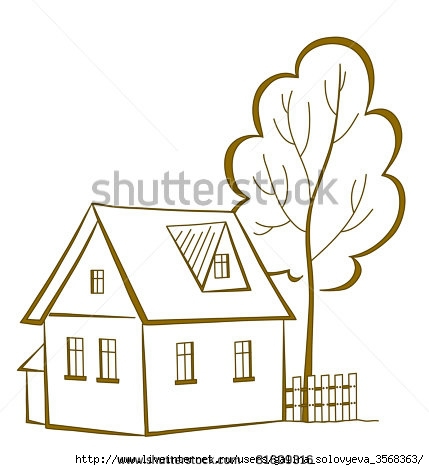 stock-vector-vector-cartoon-landscape-country-house-with-a-tree-monochrome-symbolical-pictogram-81609316 (429x470, 86Kb)