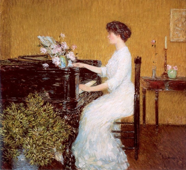 childe hassam At the Piano (600x546, 319Kb)