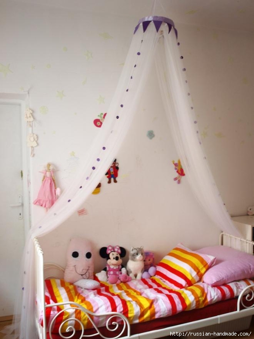 Балдахин на детскую кроватку своими руками (24 пошаговых фото) — два варианта