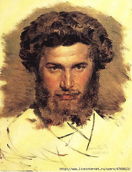 9 куинджи Архип Куинджи Портрет работы В. М. Васнецова, 1869  (460x599, 239Kb)