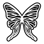  butterfly stencil (19) (700x700, 190Kb)