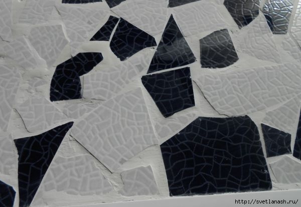 Керамическая плитка мозаика, панно, из битой керамики