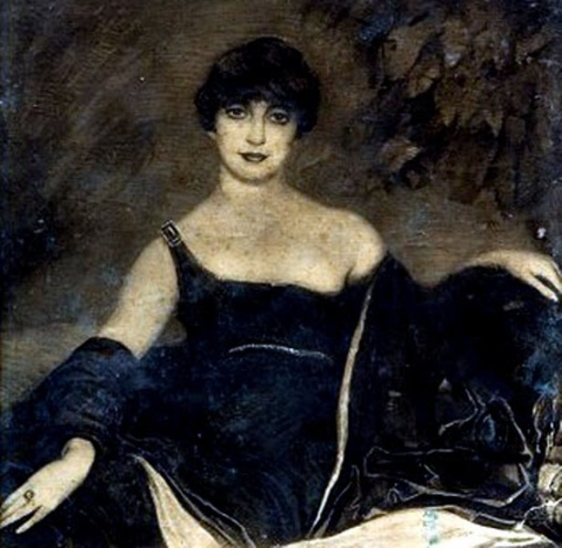 Portrait of Elegant Woman, 1918 (615x600, 262Kb)