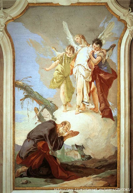 Удине  Frescoes in the  Patriarchal Palace in Udine (1726)The_Three_Angels_Appearing_to_Abraham_1726_29 (425x616, 191Kb)