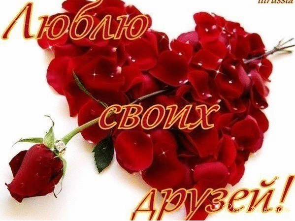 Я люблю своих друзей картинки красивые, для денег