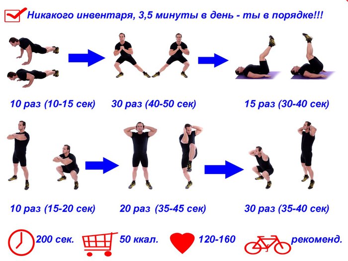 Упражнения Для Похудения Зарядка. Зарядка для похудения