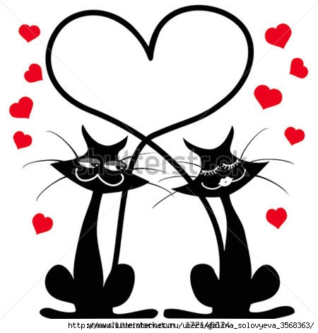 stock-vector-cats-in-love-172146524 (450x470, 76Kb)
