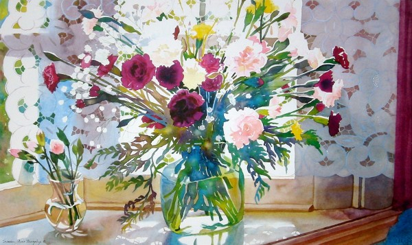 Carnations and Lace (600x357, 279Kb)
