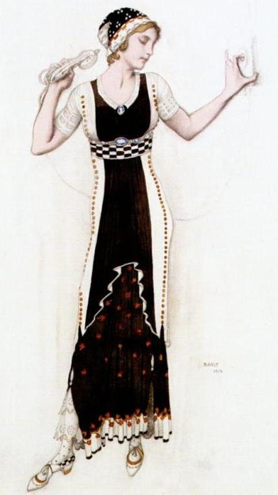 Фантазия на тему современного костюма (Аталанта), 1912 (392x700, 176Kb)