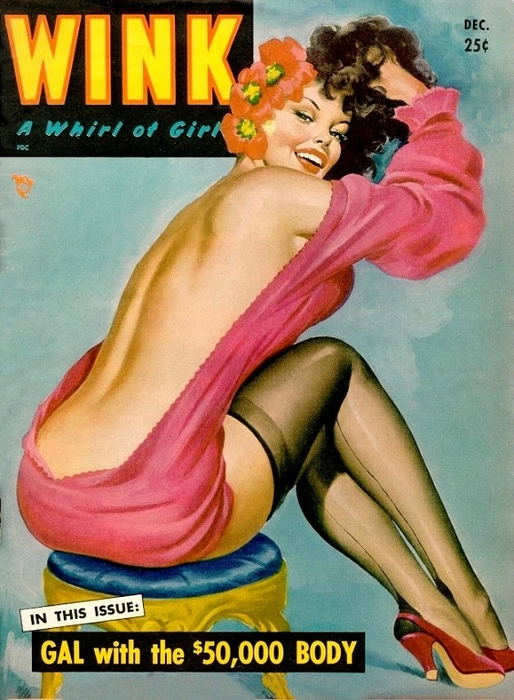 Peter Driben Cover Art, Wink Magazine - 1952 Dec (514x700, 296Kb)