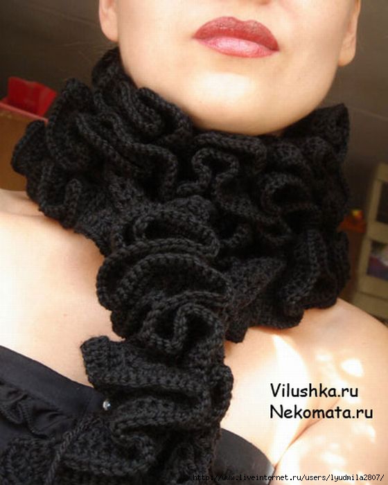 модный вязаный шарф | Дзен