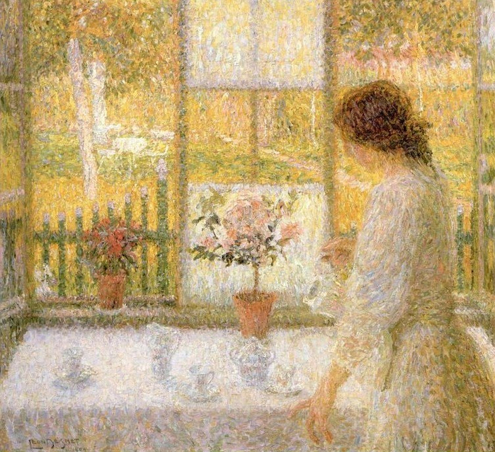 woman at the window, 1909 (700x639, 591Kb)