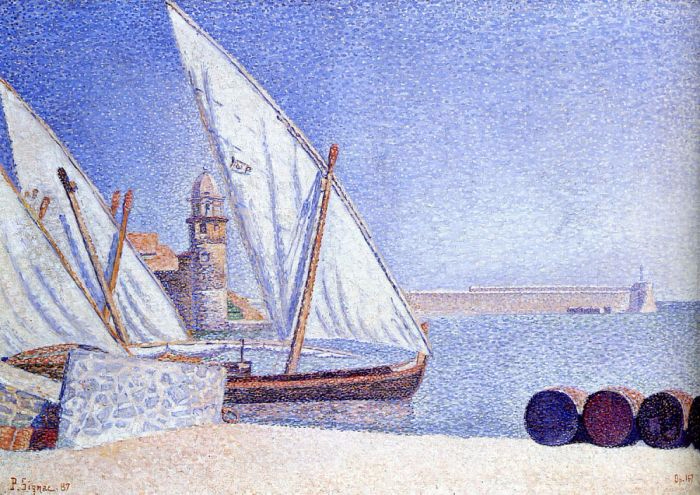 Collioure, the Balancelles, 1887 (700x495, 425Kb)
