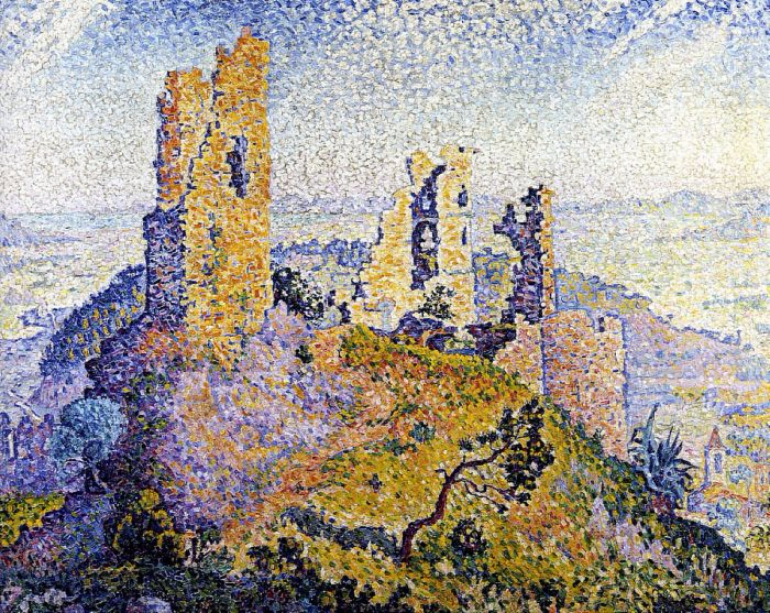 The Ruins of Grimaud, 1899 (700x557, 692Kb)