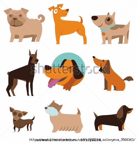 stock-vector-vector-set-of-funny-cartoon-dogs-illustration-in-flat-style-151370219 (450x470, 91Kb)