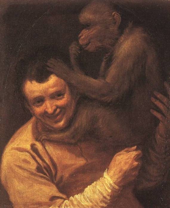 2097049_Carracci_Annibale_15601609__Man_with_Monkey_159091_oil_on_canvas_68x58_3_cm_Galleria_degli_Uffizi_Florence (570x700, 44Kb)