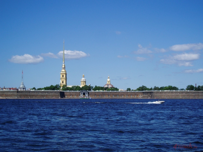 Санкт Петербург Петропавловская крепость со стрелки