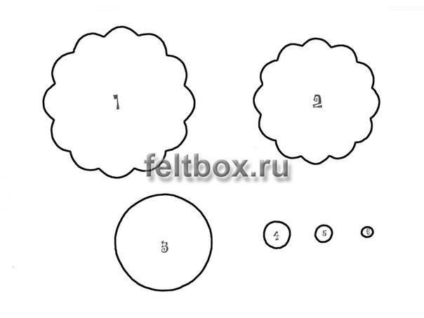 Печенье из фетра своими руками схемы шаблоны