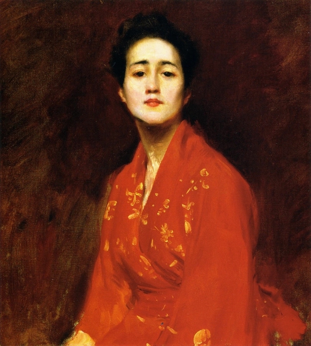 William-Merritt-Chase-xx-Study-of-Girl-in-Japanese-Dress-xx-Brooklyn-Museum-of-Art (630x700, 314Kb)