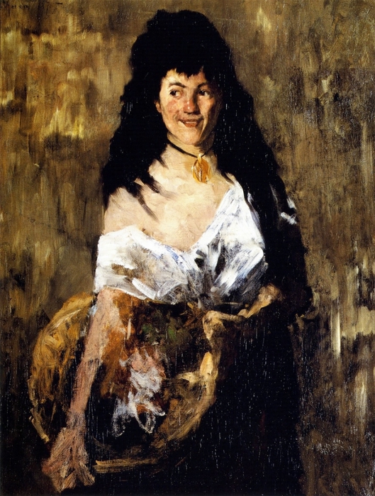 William-Merritt-Chase-xx-Woman-with-a-Basket-xx-Private-collection (529x700, 325Kb)