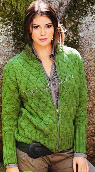 Zelenyi-jaket-s-uzorom-iz-rombov-ris (317x576, 109Kb)