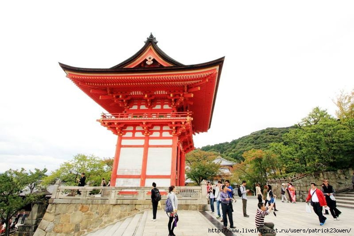 Zenkoji-do Hall, Kiyomizu-dera, Kyoto, Japan (700x466, 205Kb)