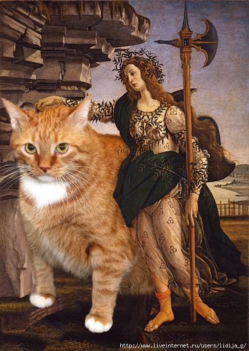 Botticelli-pallas-and-the-centaur-cat-sm2 (497x700, 361Kb)