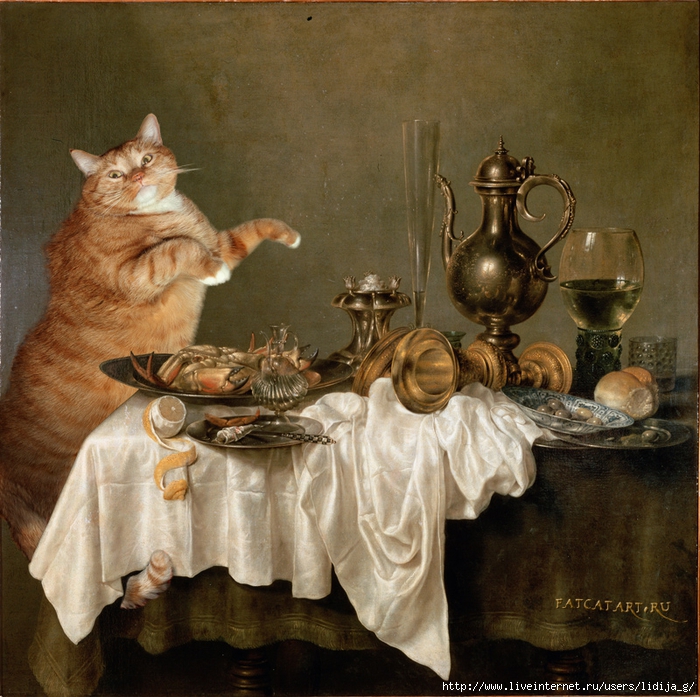 heda-willem-claesz-lobster-cat-w (700x697, 406Kb)