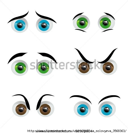 stock-photo-the-illustrated-image-of-eyes-with-different-expression-52809304 (450x470, 70Kb)