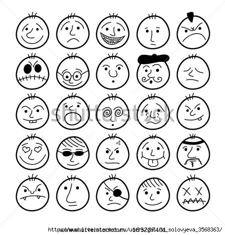 stock-vector-set-of-hand-drawn-funny-cartoon-faces-105237401 (450x470, 128Kb)