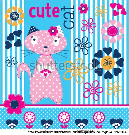 stock-vector-cute-adorable-cat-vector-illustration-163733993 (450x470, 193Kb)
