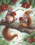  48301686_1231174213_squirrels_in_summer_by_red_clover (543x699, 193Kb)