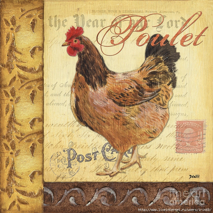 retro-rooster-1-debbie-dewitt (700x700, 574Kb)