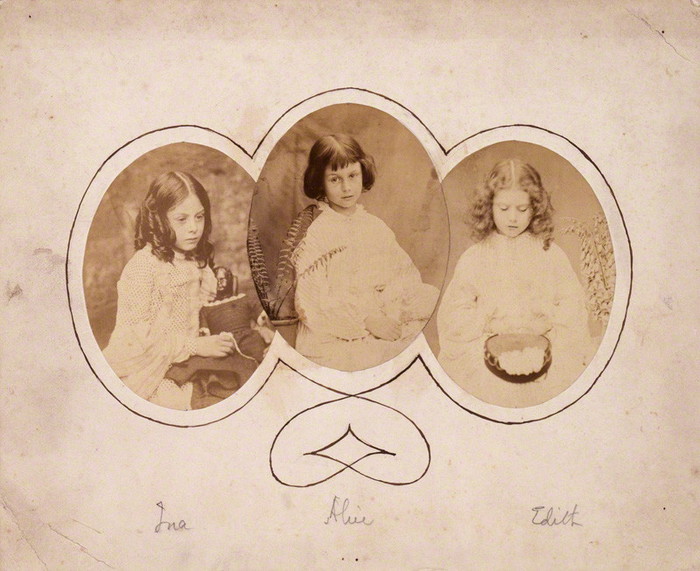 Ina Liddell; Alice Liddell; Edith Mary Liddell (700x571, 103Kb)