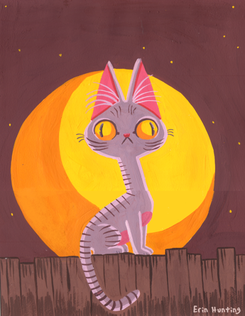 Moon cat (500x644, 452Kb)