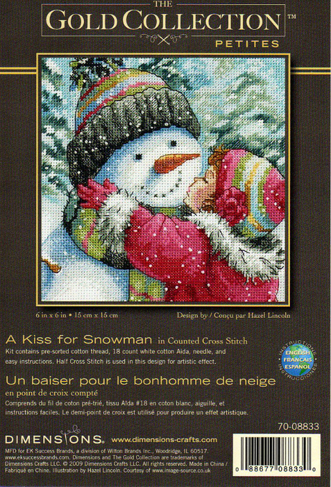 70-08833 A Kiss for Snowman (476x700, 671Kb)