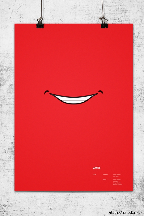 Pixar-Minimalist-Poster-Cars-Lightening-Mc-Queen (466x700, 192Kb)