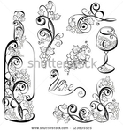  stock-vector-vector-wine-design-elements-wine-bottle-and-wineglass-with-grapevines-123835525 (438x470, 146Kb)