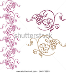  stock-vector-decorative-grapes-vine-vector-ornament-border-144975685 (430x470, 125Kb)