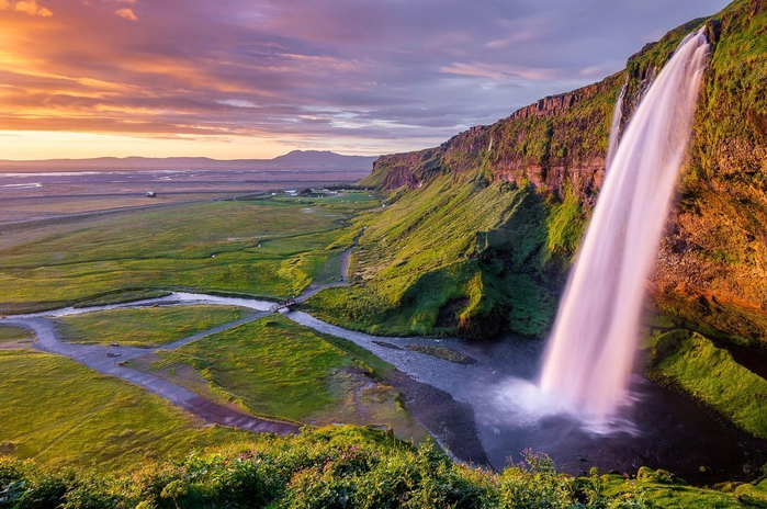 Водопад Селйяландсфосс фото 7 (700x464, 423Kb)