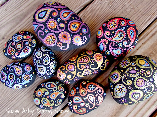 paisley-painted-stones5 (600x450, 521Kb)