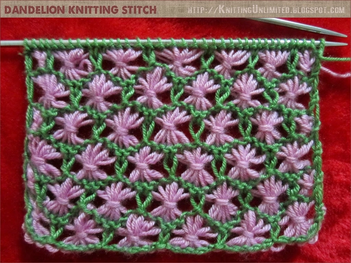 dandelion knitting stitch (700x525, 333Kb)